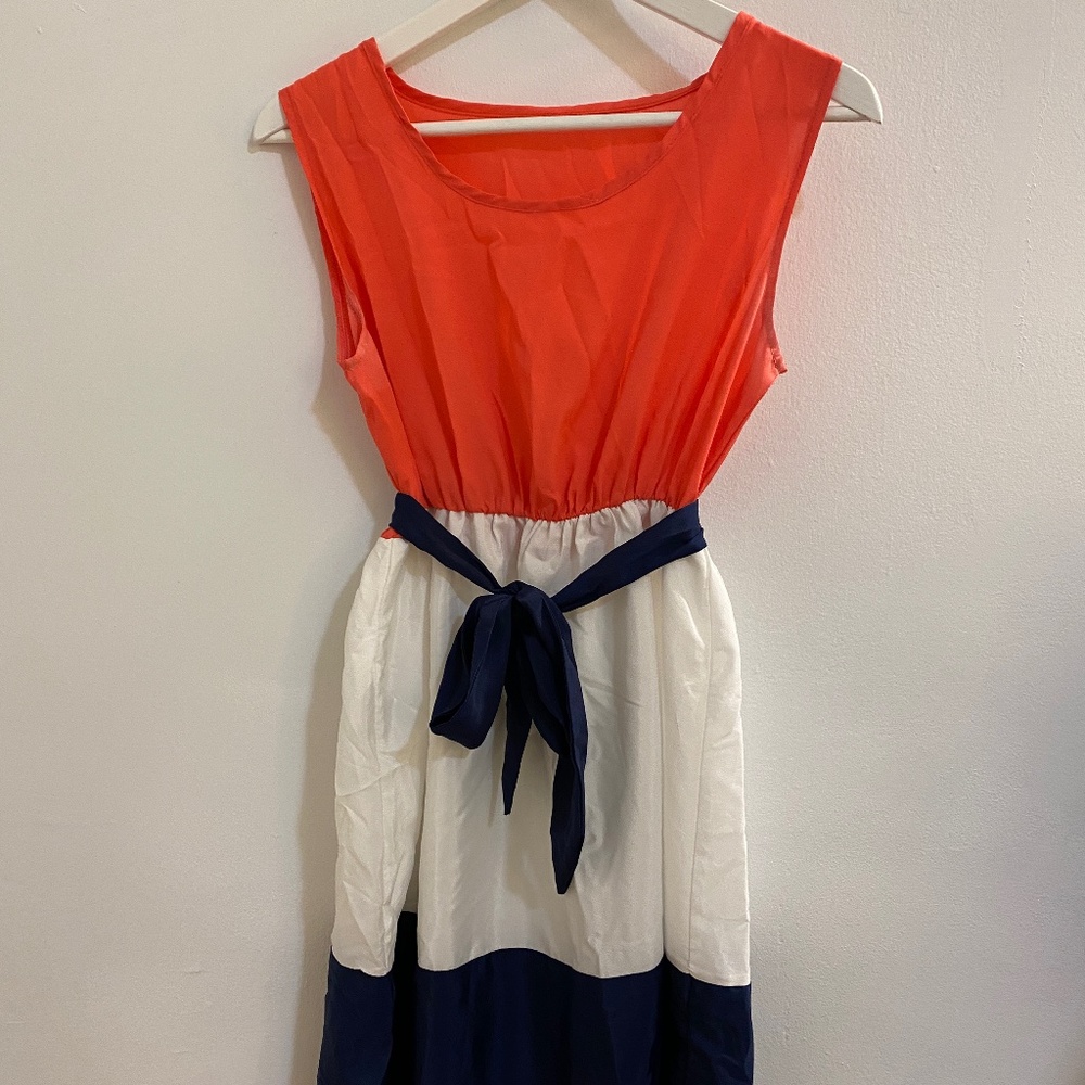 Color Block Sundress (Custom-made) Size 6